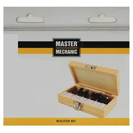 Disston Disston 159081 Master Mechanic Carbide Tipped Router Bit Set - 6 Piece 159081